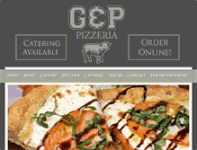 Tablet Screenshot of gppizzeria.com